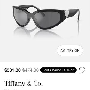 Tiffany & Co. Black Sunglasses🩵